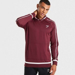 GYMSHARK RECESS HOODIE - PORT RED